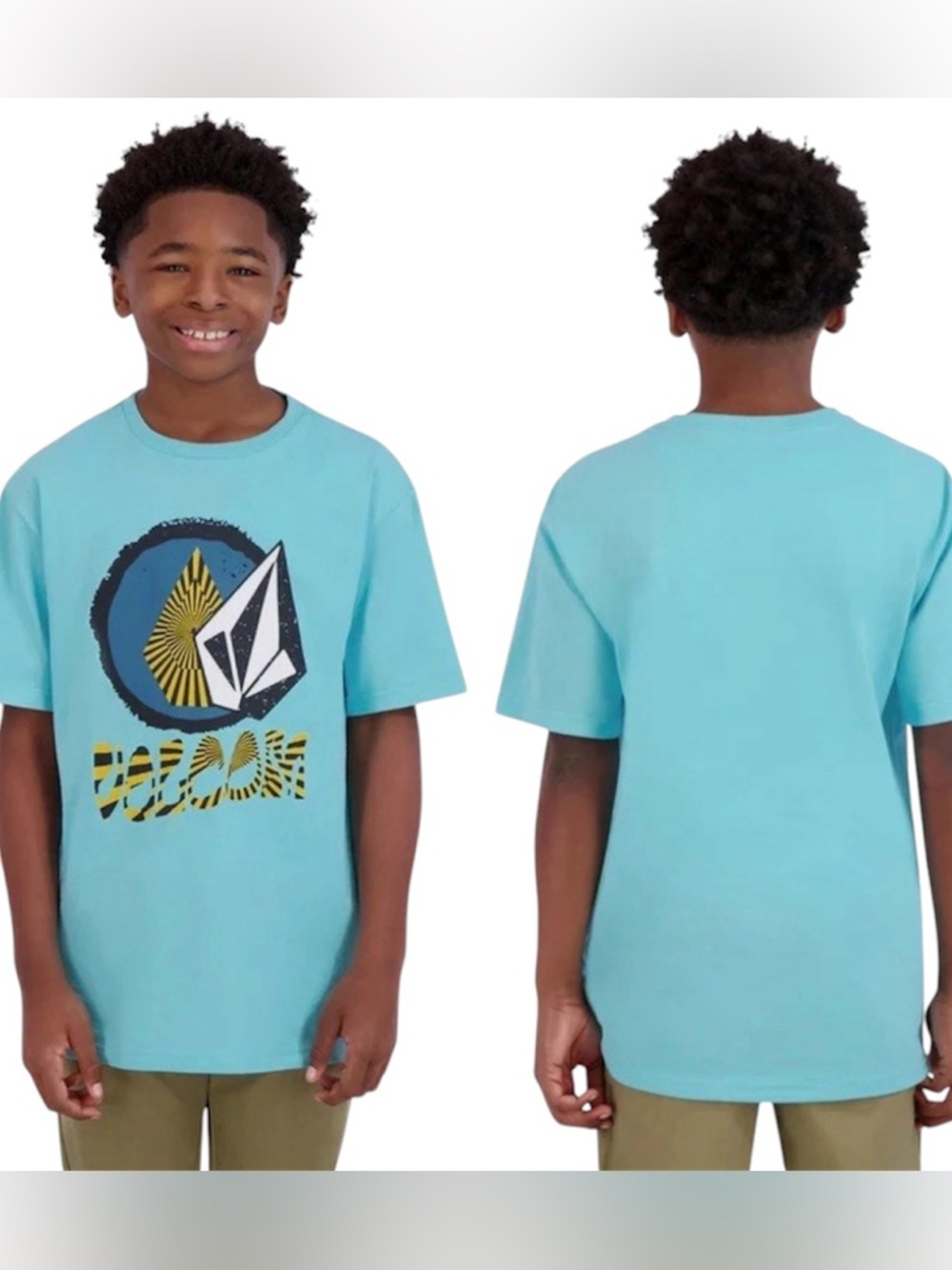 Boys Volcom Aqua-Blue Tshirt